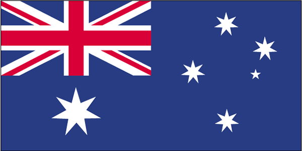 map of australia with flag. Australia Flag