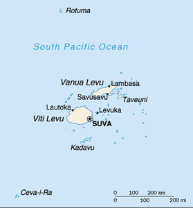 Fiji map