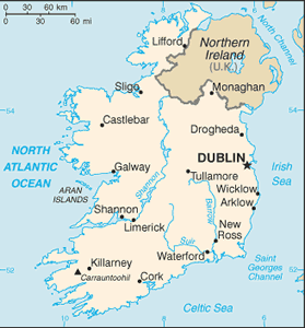 Ireland map