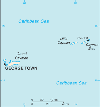 Cayman Islands map Cayman Islands map