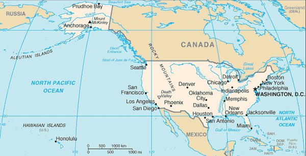 United States Map All States