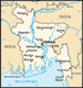 Bangladeshs map