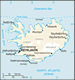 Icelands map