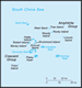 Paracel Islands map