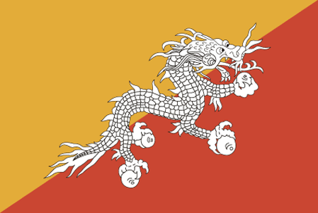 Bhutan flag Bhutan flag