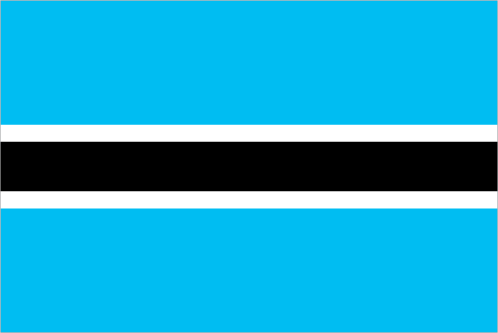 Botswana flag Botswana flag