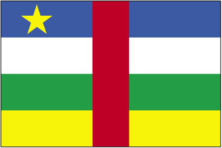 Central African Republic flag Central African Republic flag