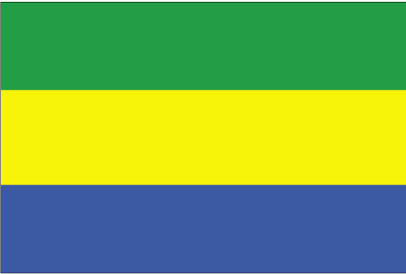 Gabon flag Gabon flag