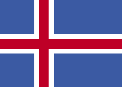 Iceland flag Iceland flag