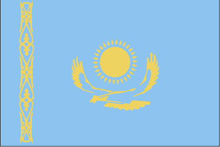 Kazakhstan flag Kazakhstan flag
