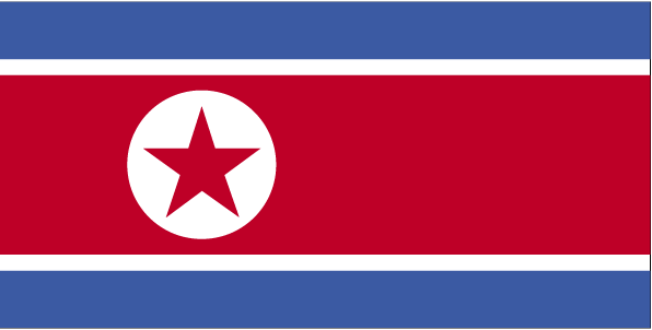 Korea, North flag Korea, North flag