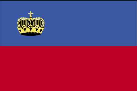 Liechtenstein flag Liechtenstein flag