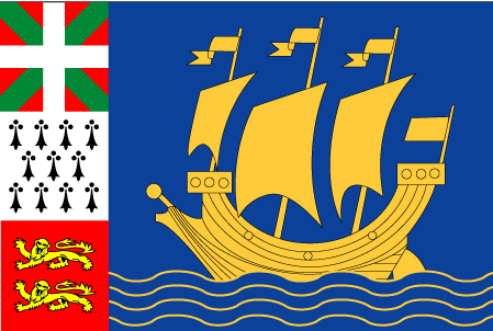 Saint Pierre and Miquelon flag