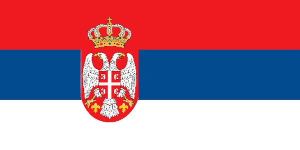 Serbia flag Serbia flag