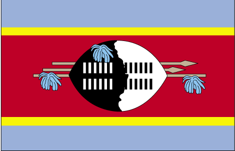 Swaziland flag Swaziland flag