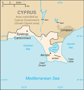 Akrotiri map