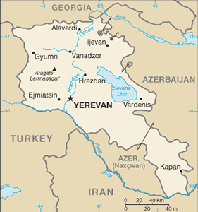 Armenia map