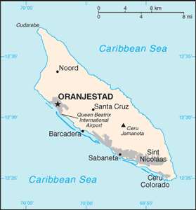 Aruba map