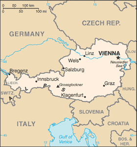 Austria map