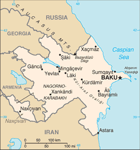 Azerbaijan map