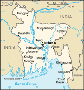 Bangladesh map