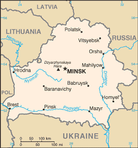 Belarus map