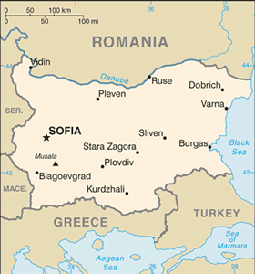 Bulgaria map