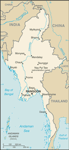 Burma map