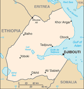 Djibouti map