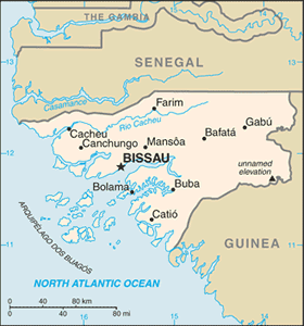 Guinea-Bissau map