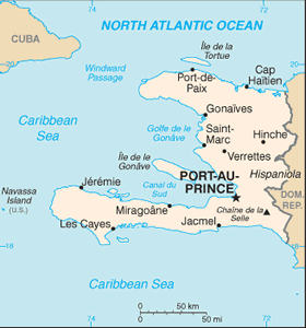 Haiti map