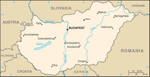 Hungary map