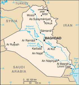 Iraq map