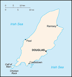 Isle of Man map