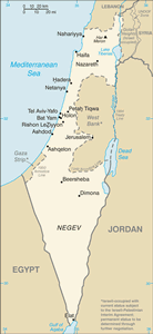 Israel map