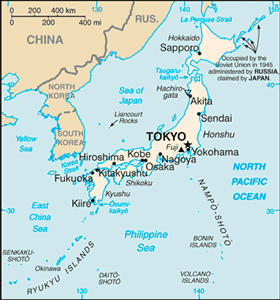 Japan map