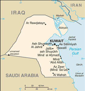 Kuwait map