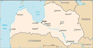 Latvia map