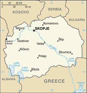 Macedonia map