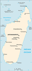 Madagascar map