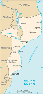 Mozambique map