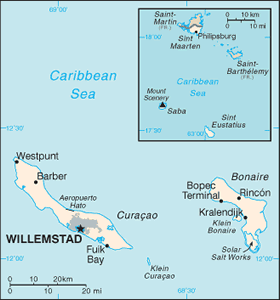 Netherlands Antilles map