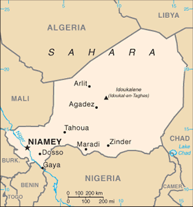 Niger map