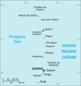 Northern Mariana Islands map