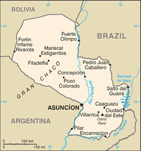 Paraguay map