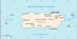 Puerto Rico map