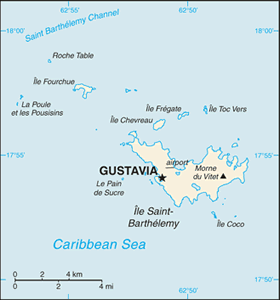 Saint Barthelemy map