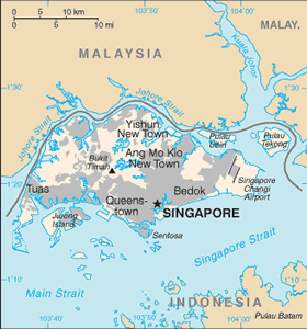 Singapore map