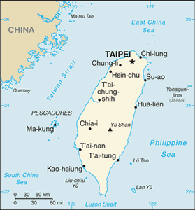 Taiwan map