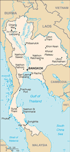 Thailand map